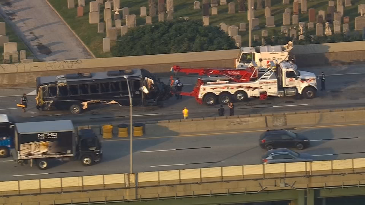 Royal Jordanian Crew Bus Rollover on LIE in Queens Kills 2, Injures Dozens
