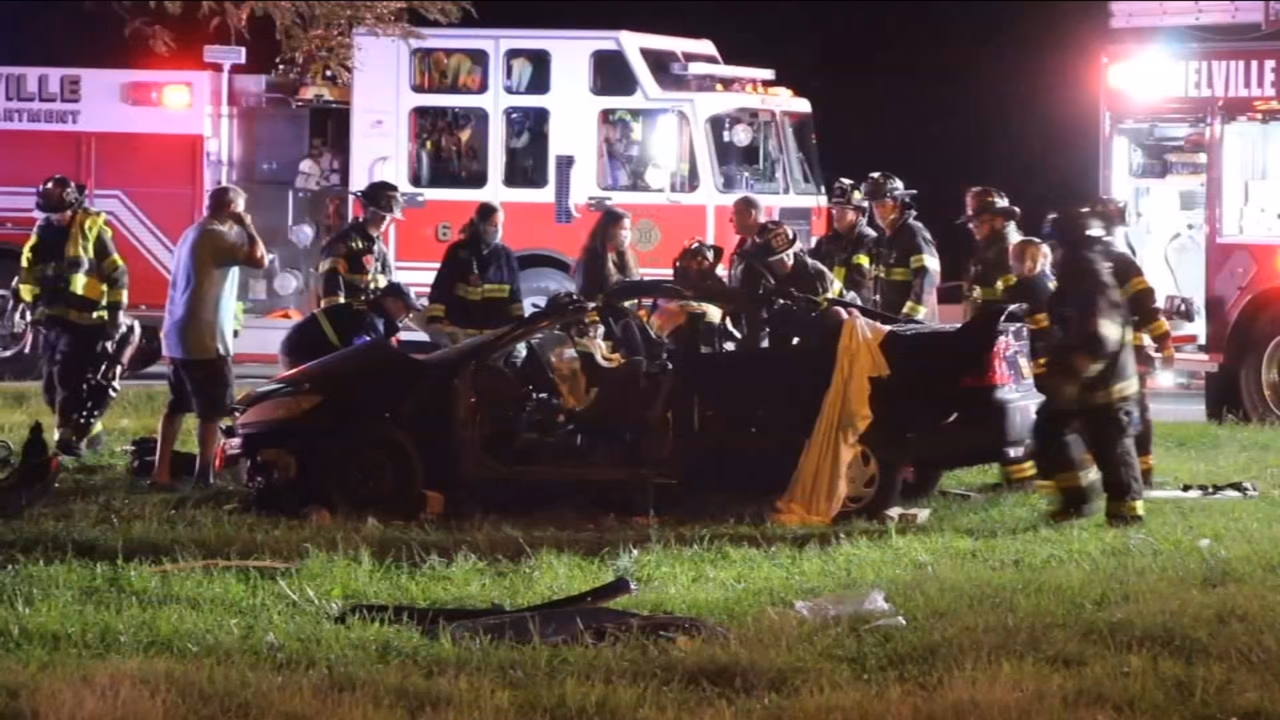 Teen Killed, Two Critically Hurt in LIE Crash Near Melville Exit 49S