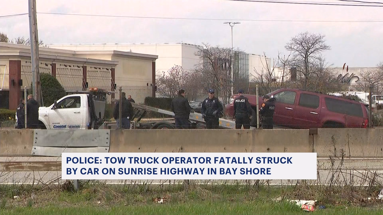 Tow Truck Operator Killed on Westbound Sunrise Highway in Bay Shore