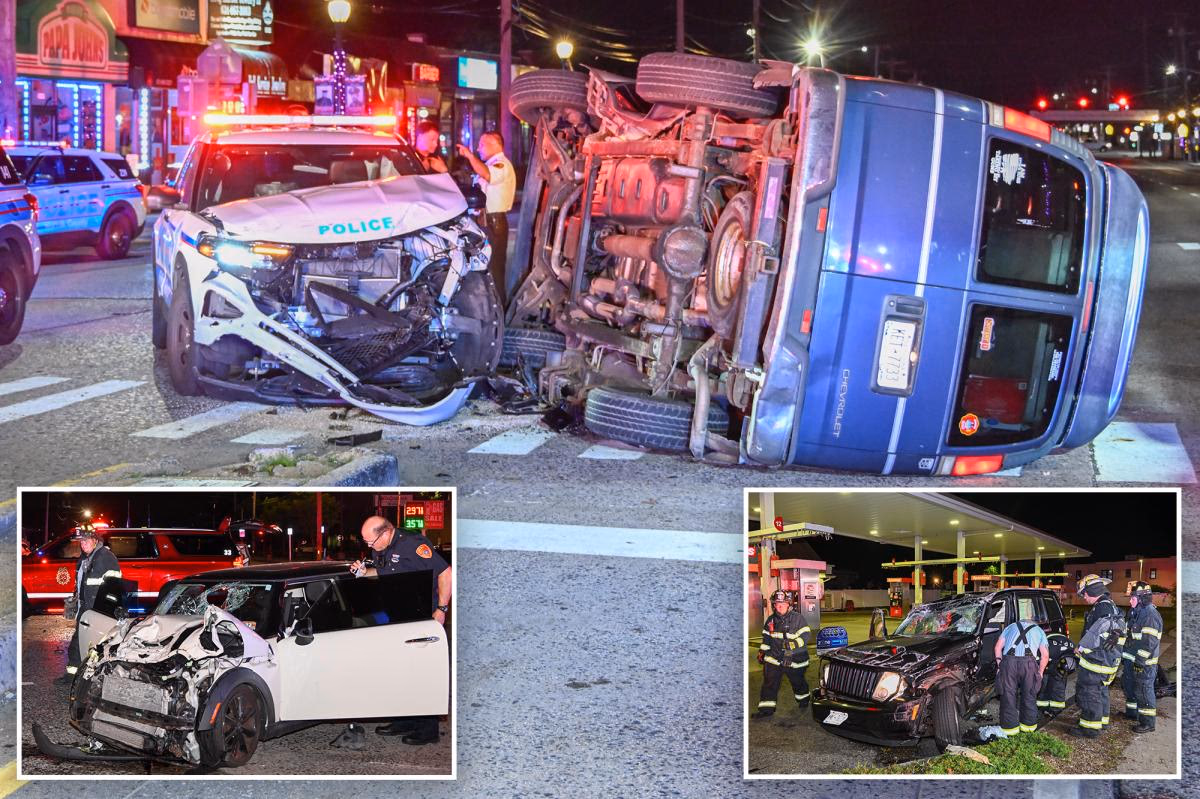 Deer Park Man Killed in Rollover Crash; Suffolk Cop Car Struck Minutes Later