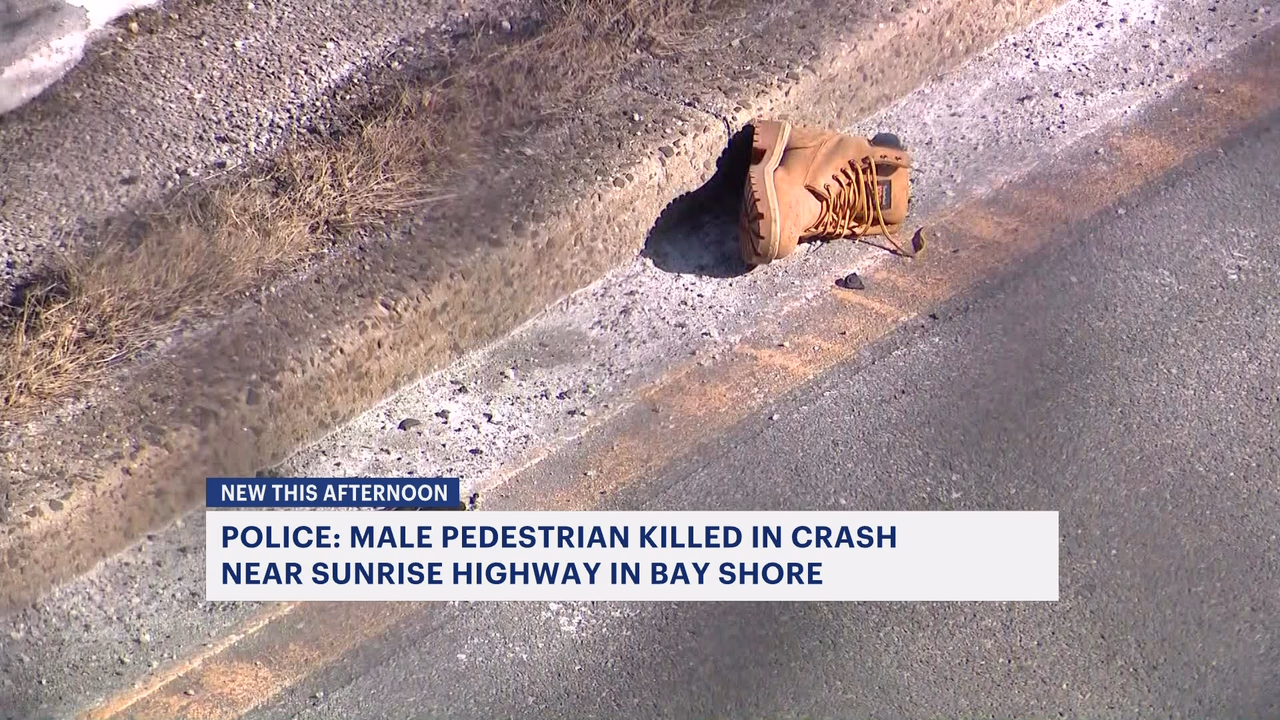Man Fatally Struck by Car on Sunrise Highway Service Road in Bay Shore