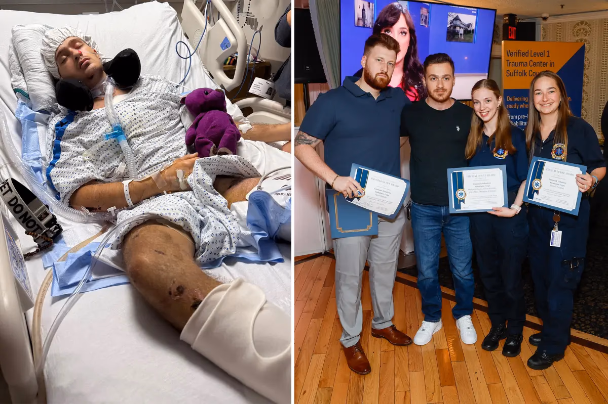Christopher Barradas: Kings Park Motorcyclist Reunites With EMT Who Saved Him After Near-Fatal Crash