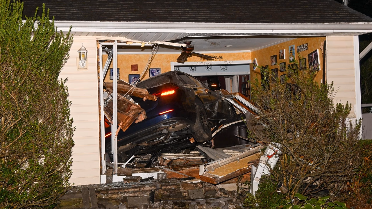 Matthew Troche, 19, of Amityville Charged After Mercedes Drives Into Deer Park Home