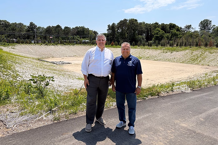 Brookhaven Completes $2.2M Recharge Basin on Hagerman Ave in East Patchogue