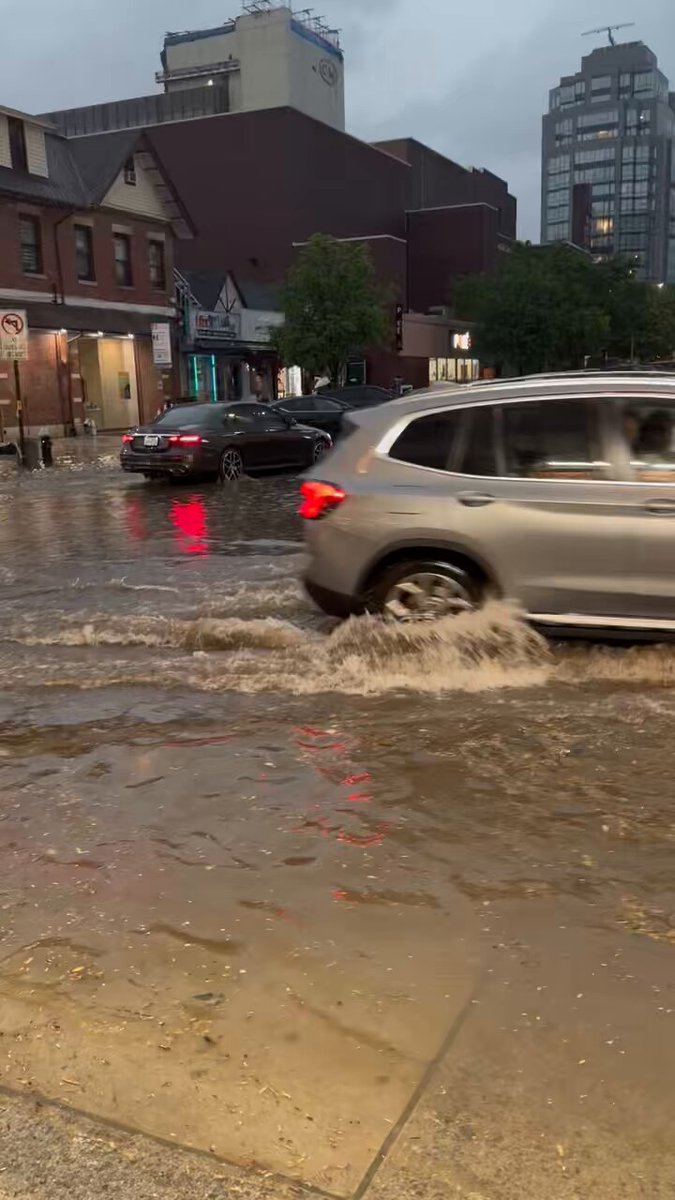 VIDEO: 'Dangerous Levels of Flash Flooding' in Forest Hills — Trains Down, Pedestrians Wading Through a Foot of Water
