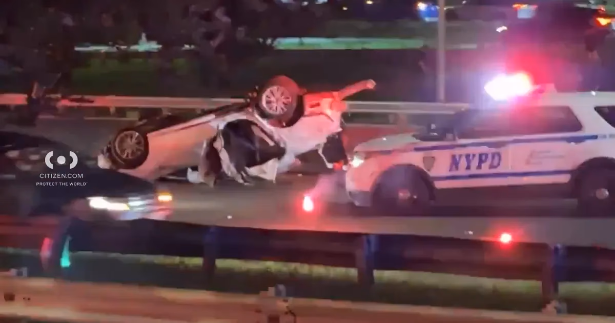 Six Hurt, Two Critical in Crash That Shut Both Directions of Cross Island Parkway Near 154th Street
