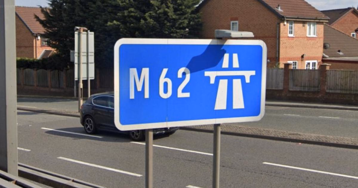 M62 Eastbound Halted Between Junctions 7 and 8 Near Burtonwood Tuesday Evening