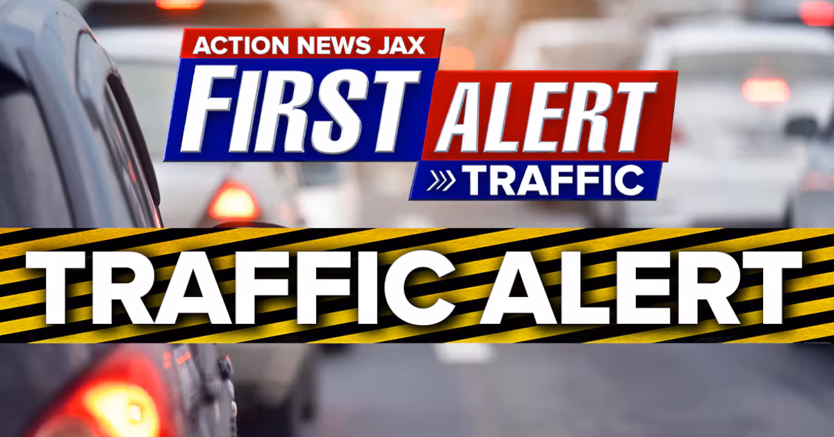 Multi-Vehicle Crash Backs Up SR 200 at Santa Barbara in Nassau County, Florida