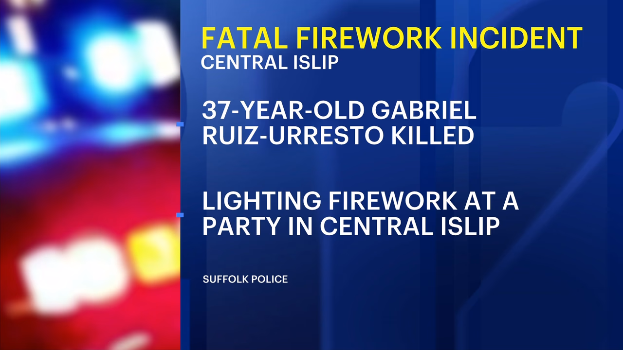 Gabriel Ruiz-Urresto, 37, of Central Islip Killed by Backyard Firework; Jerry DiMucci of Fort Salonga Seriously Hurt at Callahan's Beach