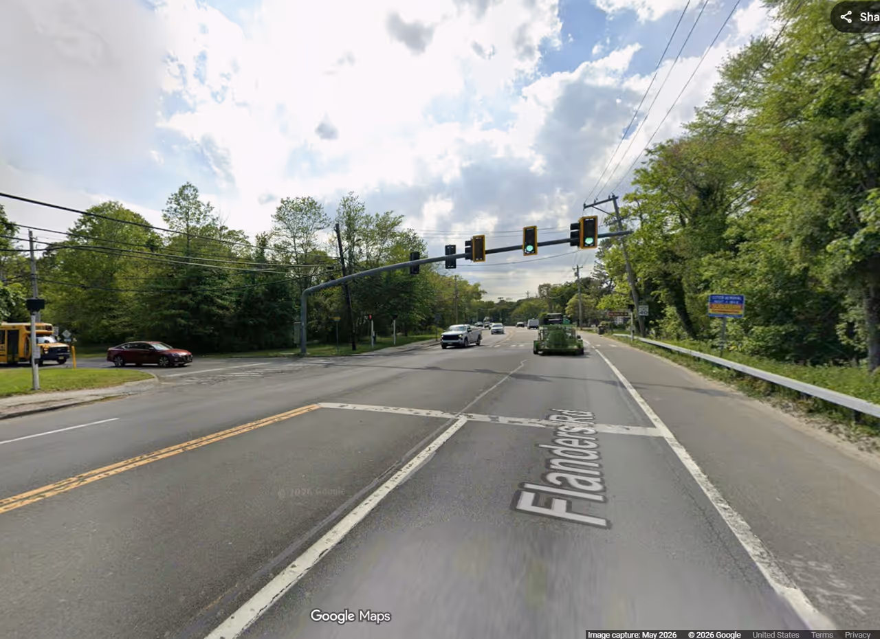 Wayne Conforti Killed by Westbound Pickup on Flanders Road Near Oak Avenue
