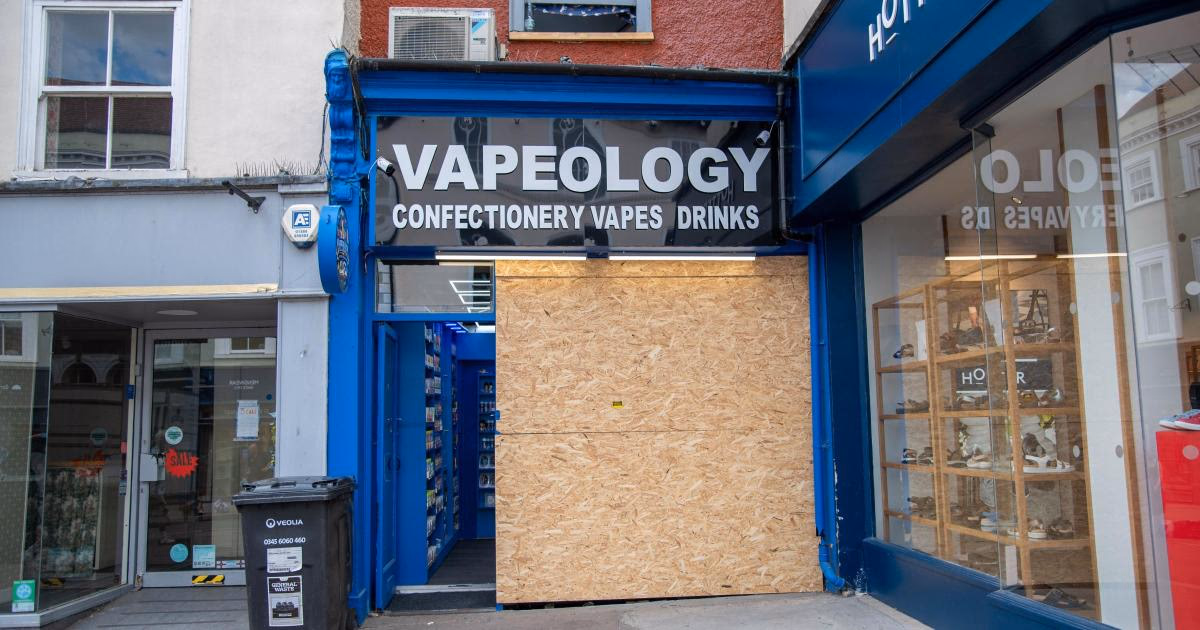 Car Rams Vapeology Shop on Buttermarket in Deliberate Act, Suffolk Police Say