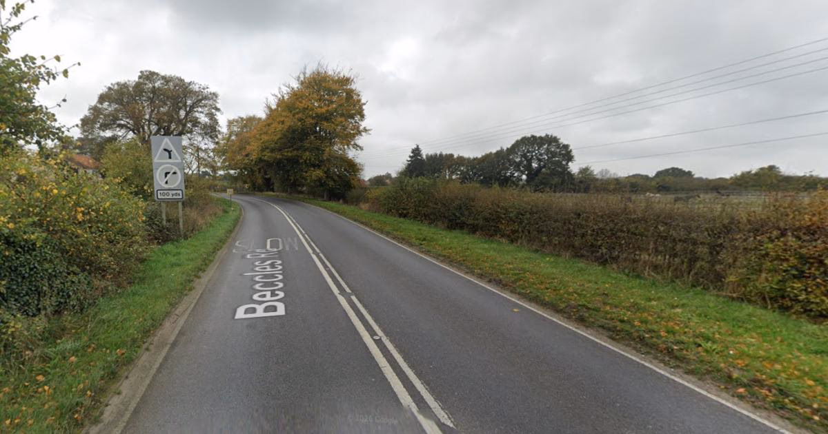 Three-Vehicle Crash Closes A146 Between Barnby and Carlton Colville