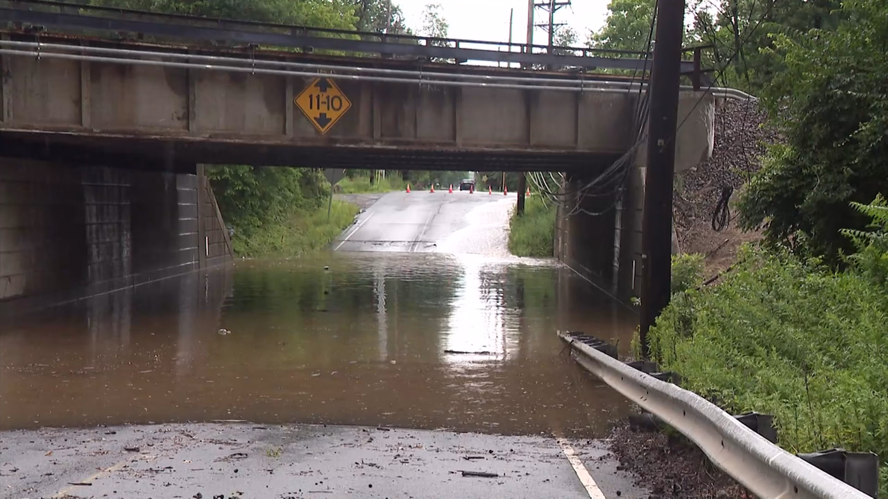 Flash Flooding Swamps Garden State Pkwy, Route 1 During Evening Commute