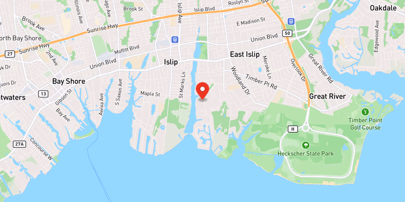 Map showing incident location at 40.7200, -73.2000