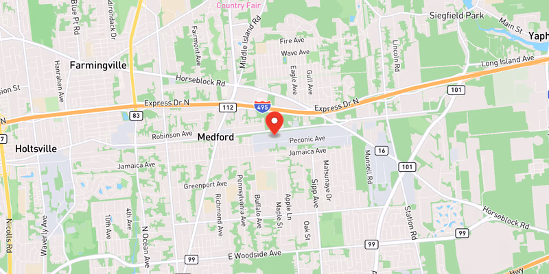 Map showing incident location at 40.8176, -72.9854