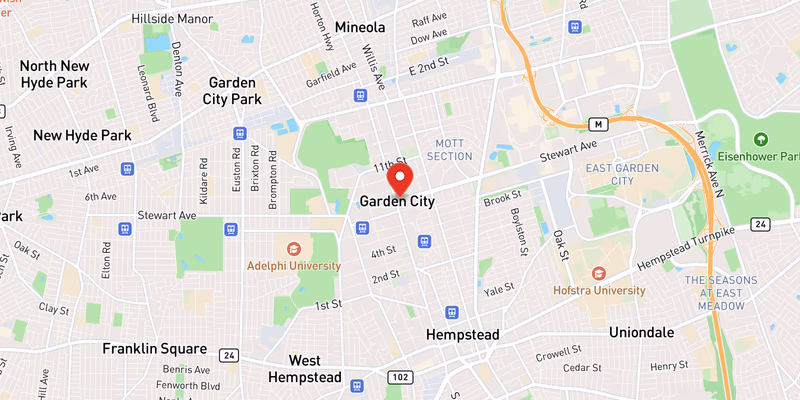 Map showing incident location at 40.7268, -73.6338