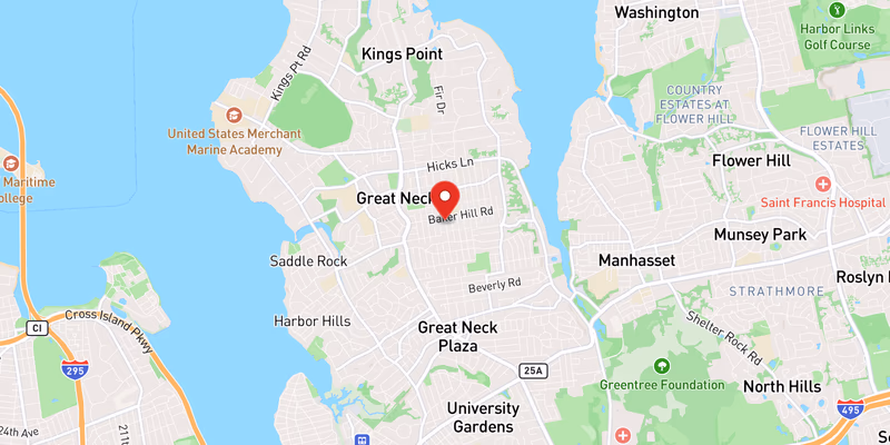 Map of Great Neck