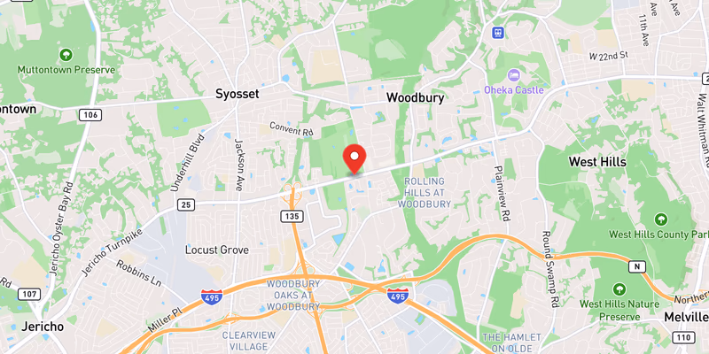 Collapsed Manhole Closes Left Lane on Westbound NY 25 in Nassau County