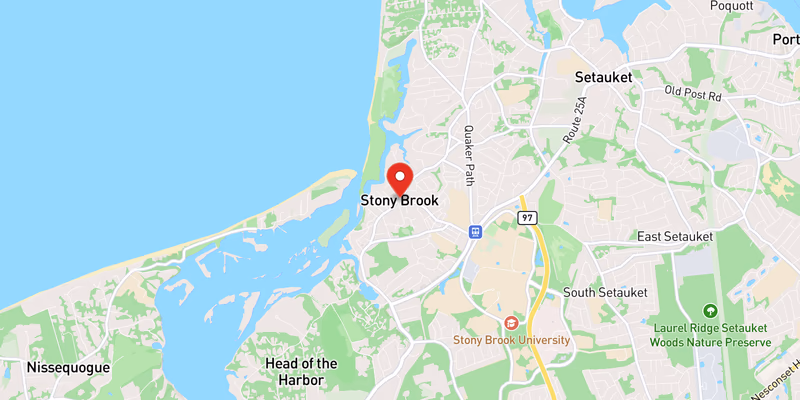 Map showing incident location at 40.9257, -73.1409