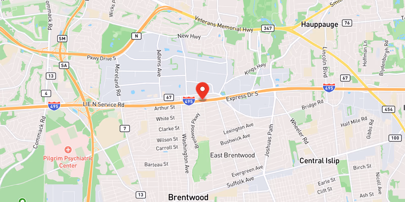 Map showing incident location at 40.8060, -73.2414
