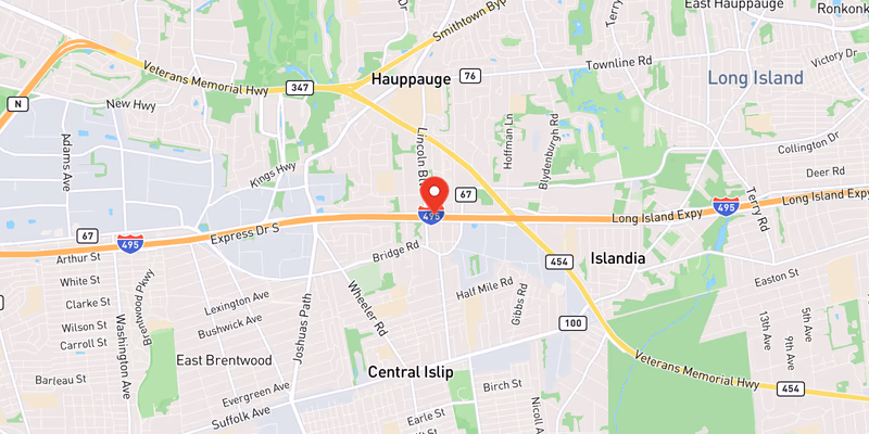 Map showing incident location at 40.8092, -73.1980