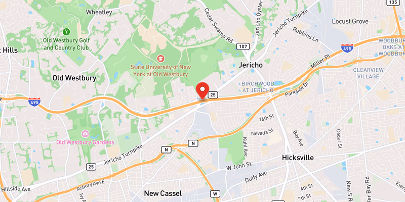 Map showing incident location at 40.7828, -73.5561