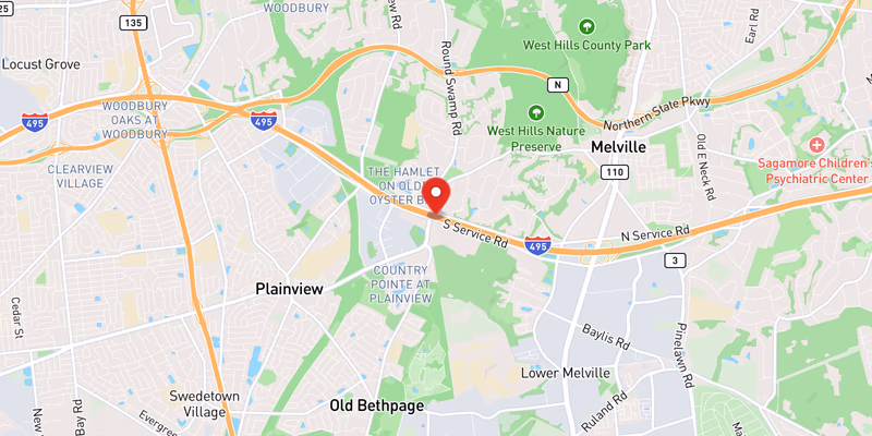 Map showing incident location at 40.7850, -73.4438