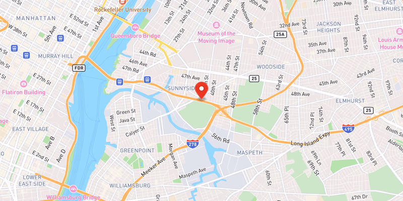 Map showing incident location at 40.7367, -73.9291