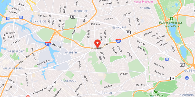 Left-Lane Crash Snarls Westbound I-495 Traffic in Queens During Thursday Commute