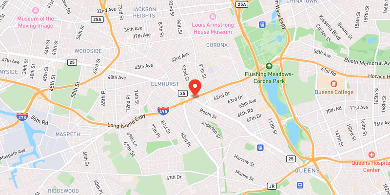 Minor Crash Blocks Left Lane on Westbound I-495 in Queens