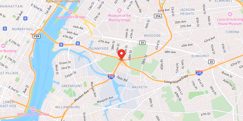 Left Lane Blocked by Minor Crash on Eastbound I-495 in Queens
