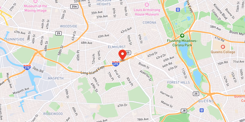 Center Lane Blocked by Minor Crash on I-495 Eastbound in Queens