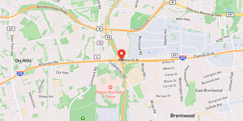 Right Shoulder Blocked After Westbound I-495 Crash in Suffolk County