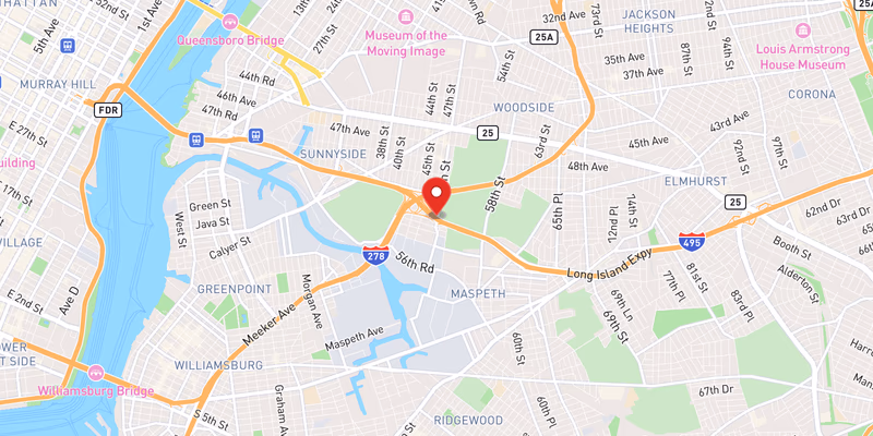 Center Lane Blocked by Minor Crash on Westbound I-495 in Queens