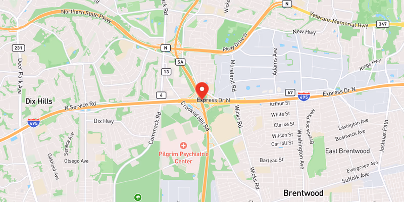 Left Lane Closed After Moderate Crash on Westbound I-495 in Suffolk County