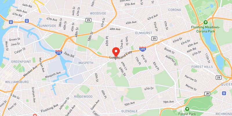 Center Lane Blocked by Crash on Westbound I-495 in Queens — September 1