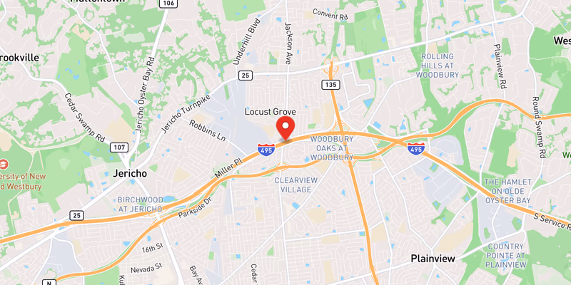 Right Shoulder Blocked on Westbound I-495 HOV Lane in Nassau County — August 21