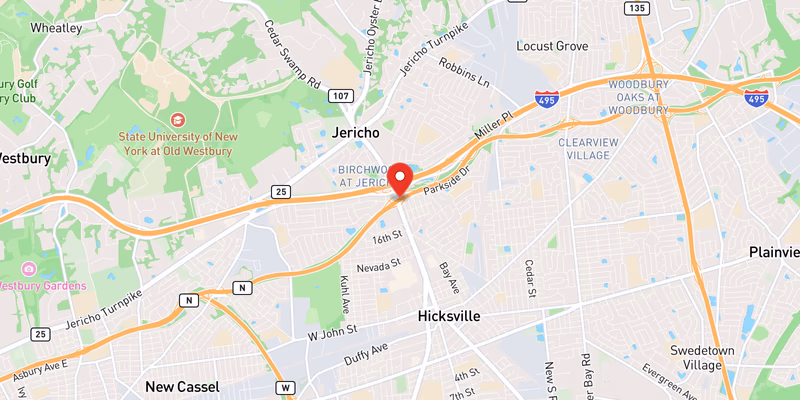 Map showing incident location at 40.7833, -73.5322