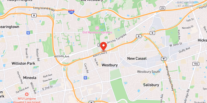 Map showing incident location at 40.7625, -73.5917