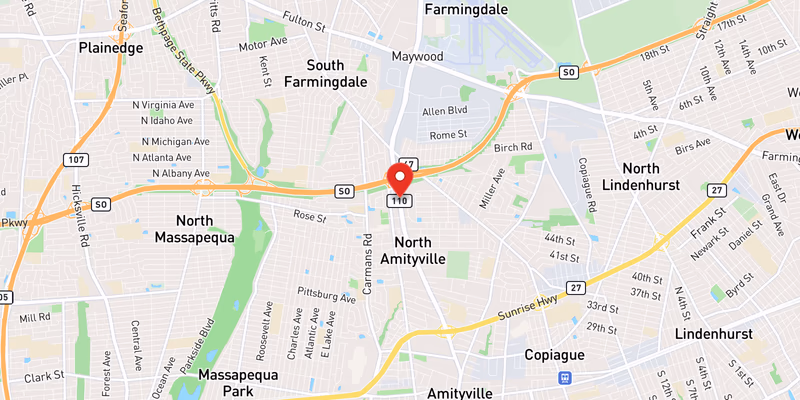Two Left Lanes Blocked on Northbound NY 110 in Suffolk County Saturday — August 22
