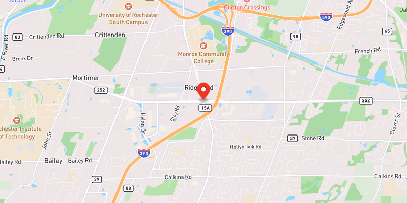 Center-Lane Crash Blocks Northbound NY 252 in Monroe County