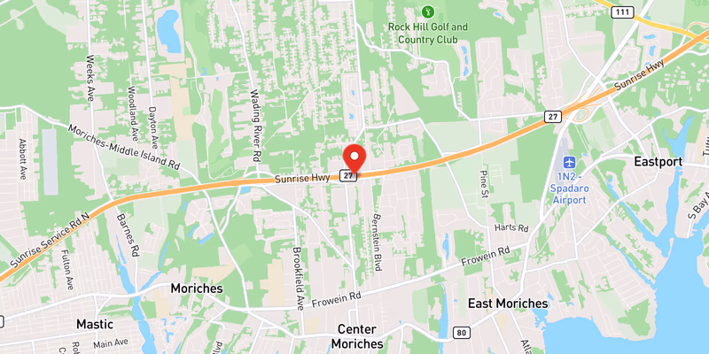 Map showing incident location at 40.8237, -72.7906