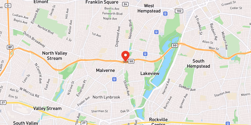 Left Lane Closed After Moderate Crash on Eastbound Southern State Parkway in Nassau County