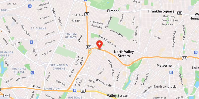 Center-Lane Crash Snarls Eastbound Southern State Parkway in Nassau County