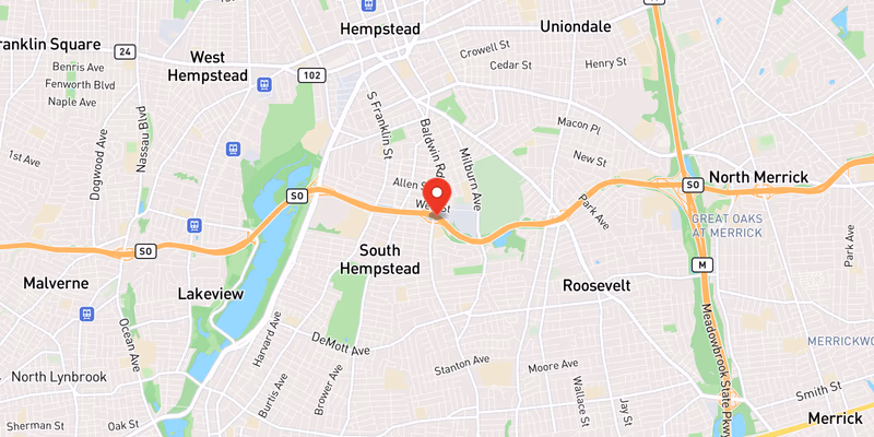 Center Lane Closed on Eastbound Southern State Parkway in Nassau County — September 10