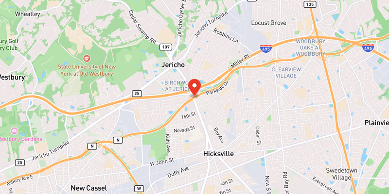 Map showing incident location at 40.7834, -73.5322
