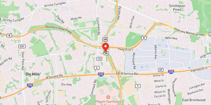 Map showing incident location at 40.8155, -73.2888