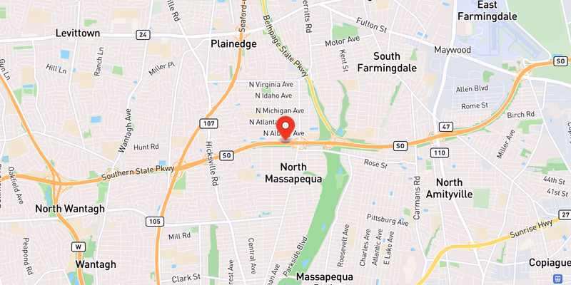 Map showing incident location at 40.7060, -73.4645