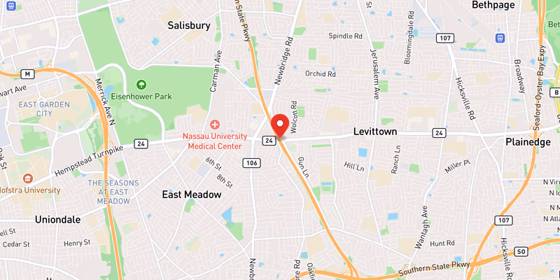 Downed Utility Pole Closes Right Shoulder on Westbound NY 24 in Nassau County