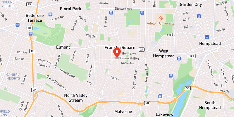 Map showing incident location at 40.7026, -73.6776